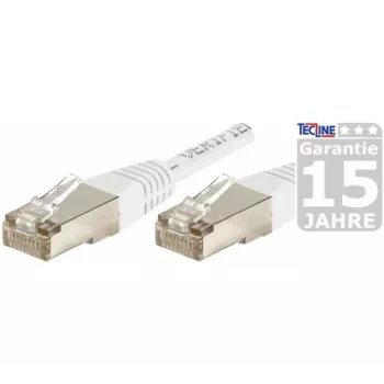 EXERTIS CONNECT Cat.6 S/FTP PiMF patchkabel, RJ45, wit, 30 m 856935