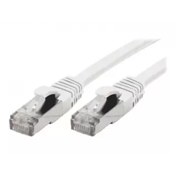 EXERTIS CONNECT S/FTP Cat 6A patchkabel, wit, 1,0 m, slimme snagless-mantel 858500