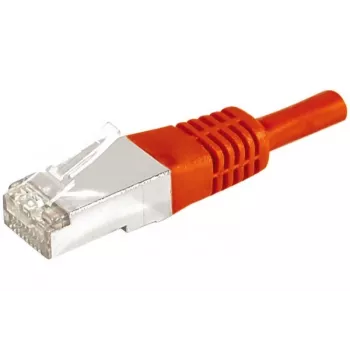 EXERTIS CONNECT Cat.6a F/UTP-patchkabel, rood, 25 m, 10 Gigabit/s, Slim Strain Relief 859542
