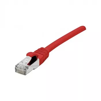 EXERTIS CONNECT Cat 6A S/FTP-patchkabel, rood, 0,3 m, Slim Snagless Boot 858466