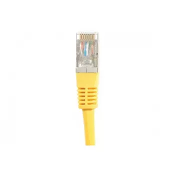 EXERTIS CONNECT 858339 Cat.6A S/FTP patchkabel, 20 m, geel, slanke connectormantel