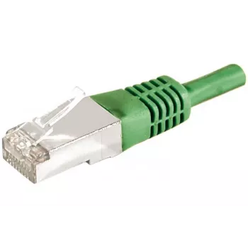 EXERTIS CONNECT CAT 6a F/UTP-patchkabel, 0,3 m, groen, 10 Gbps, Slim Snagless 859546