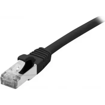 EXERTIS CONNECT 858487 Cat 6A S/FTP patchkabel, 3 m, zwart, slanke connectormantel
