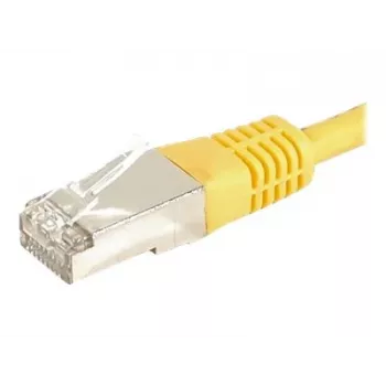 EXERTIS CONNECT Cat.6a F/UTP-patchkabel, 1 m, geel, 10 Gbps 859563