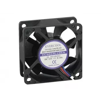 Exertis Connect Evercool 60 mm glijlager behuizingsventilator 910182