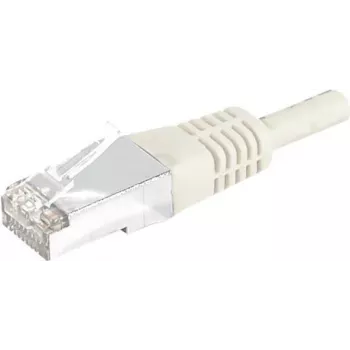 EXERTIS CONNECT Cat.6a F/UTP patchkabel, 0,5m, grijs, 10 Gbps, Slim Bend Protection 859502