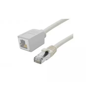 EXERTIS CONNECT Cat. 6A S/FTP patchkabel-verlenging, halogeenvrij, grijs, 1,0 m 858750