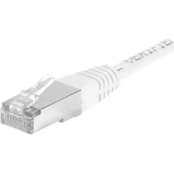 EXERTIS CONNECT Cat.6a F/UTP patchkabel, 0,5 m, wit, 10 Gbps, RJ45, snagless 859577