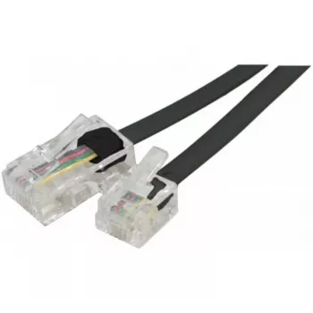 EXERTIS CONNECT telefoonkabel, zwart, 2,0 m (EXC911735)