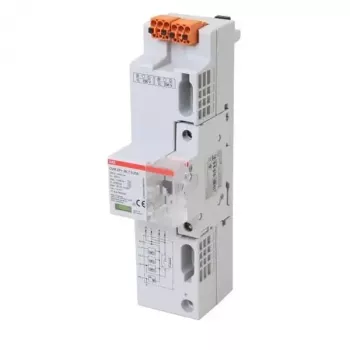 ABB OVRZP+3N12.5-255MCB6 Gecombineerde overspanningsbeveiliging Type 1+2, 3P+N, 255 V, 12,5 kA, met geïntegreerde MCB 2CTB815799R3100