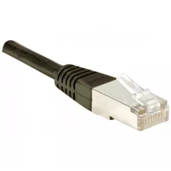EXERTIS CONNECT Cat5e F/UTP patchkabel, RJ45, zwart, 0,3 m 857120