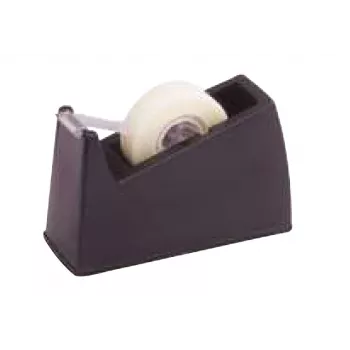 Wonday Classic tafelcassette, zwart, metaalmes, voor 19 mm x 33 m plakband, 1 stuk (FAD900363)
