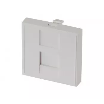 EXERTIS CONNECT Dexlan centraalplaat-inzet 45 x 45 mm voor 1 keystone-module, signaalwit RAL 9003 (911722)