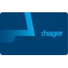 Hager RTH303X transpondercard voor ODT 2.0 video touch display buitenpost