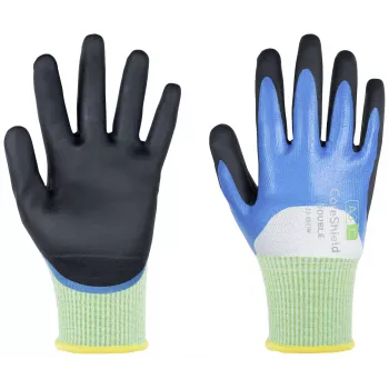 Honeywell CoreShield dubbele snijvaste handschoenen, maat 6, grijs/zwart, 1 paar 23-0D23W/06
