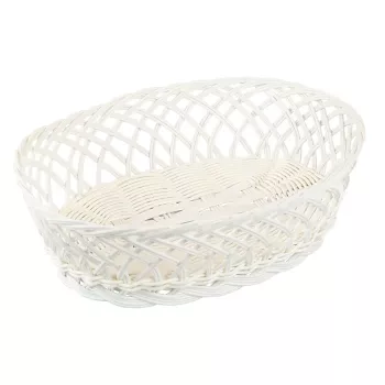 KESPER rechthoekige opbergmand wit 31x23,5x8,5 cm