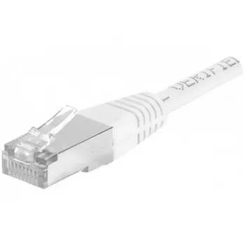 EXERTIS CONNECT 859576 Cat.6a F/UTP patchkabel, 0,3 m, wit, 10 Gbps, slanke connectormantel