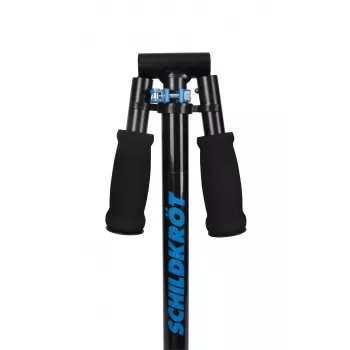 SCHILDKROT Junior Kick Scooter City Scooter Runabout, blauw, aluminium deck en stuur, 145 mm PU-wielen, 3-voudig in hoogte verstelbaar, opvouwbaar 510303