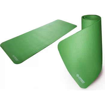 SCHILDKROT fitnessmat, 15 mm, groen, antislip synthetisch rubber, 180 x 60 cm 960051