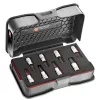 Facom JTM.J8MGRPPB 8-delige 3/8 inch aandrijving inbus-bit-dopsleutelset (H3-H12) met opbergkoffer