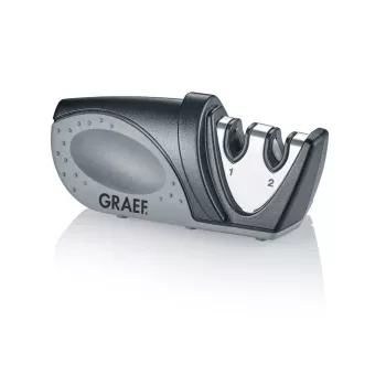GRAEF Piccolo Handmatige messenslijper 12-delige set met display, 20° hoek, Zwart