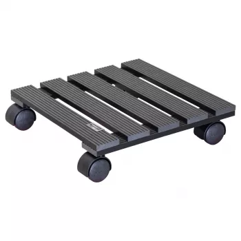 WAGNER Multi Roller WPC Antraciet 60 dubbele wielen 60kg Vierkant (20050001)