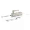 GRAEF EK508EU elektrisch mes 180 W roestvrijstalen bladen, 2 kartelbladen, ergonomische greep, opbergblok van hout, veiligheidsschakelaar, 1,2 m kabel, wit