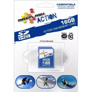 MEMORYSOLUTION MAXFLASH 8GB Action SDHC-kaart Class 10, Retail SD8GHCCL10M-R