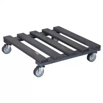 Wagner design yourself plantenroller GH 0412 vierkant antraciet hout 38 x 38 x 9,5 cm 20041201