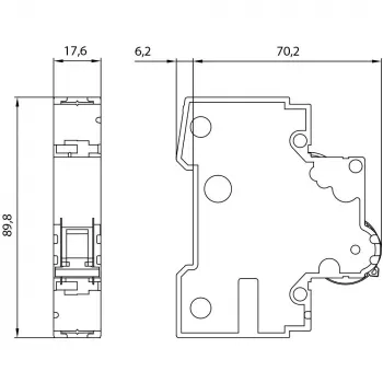 Siemens 5SY41065 installatieautomaat 1P 6A type A 10kA 230/400V