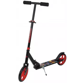 SCHILDKROT City Scooter Road Catcher Graffiti aluminium deck 200 mm PU-wielen opvouwbaar 3-voudig in hoogte verstelbaar 510203