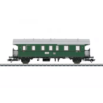 Märklin 4313 H0 sneltreinrijtuig Büm 234 2e klas DB tijdperk IV oceaanblauw/beige