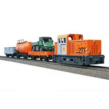 Märklin Start up 029296 H0 startset Gemeentedienst met diesel-rangeerlocomotief en 2 kipwagens