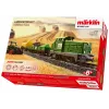 Märklin 29653 H0 startset Landbouw – digitale stoomlocomotief BR 81 met mfx+-geluid, Mobile Station 3, C-rails ovaal, wagen met tractor en hooibalen