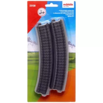 Märklin World 23130 H0 6-delige gebogen kunststof rails