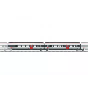 Märklin 043453 H0 SBB Giruno aanvullingswagenset, 2-delig, tijdperk VI, AC, LED-binnenverlichting