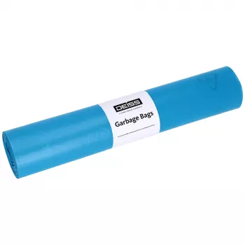 DEISS zware afvalzakken STANDARD 120L blauw 6µm (25-pack) 20067
