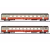 Märklin 42191 H0 2-delige set personenrijtuigen Swiss Express van de SBB