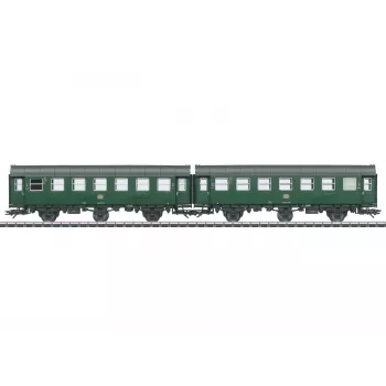 Märklin 43186 H0 ombouwwagenpaar 2e klas DB tijdperk IV