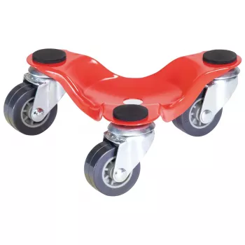 Wagner design yourself transportrol MM 1193 rood 160 x 160 x 60 mm, 60 kg draagvermogen, 4 zwenkwielen (20119301)