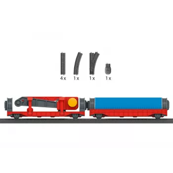 Märklin World 44347 H0 uitbreidingsset Laden met kraanwagen