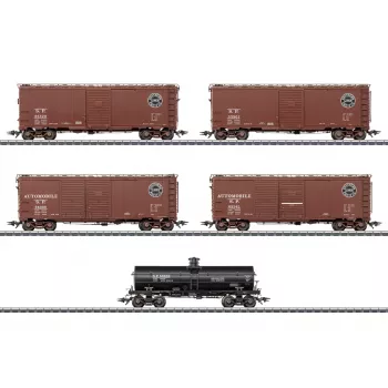 Märklin 045667 H0 AC Southern Pacific 5-delige US-goederenwagenset