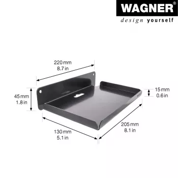 Wagner design yourself wandhouder WH 2088 zwart (15208801)