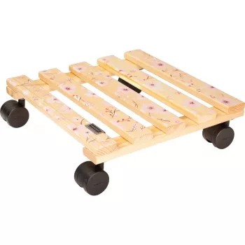 WAGNER design yourself plantenroller GH0646 vierkant houtmotief 29 x 8 cm 20064601