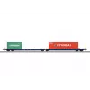 Märklin 47474 Sdggmrss dubbele-taschenwagen H0 schaal 1:87 kobaltblauw 393 mm