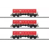 Märklin 48458 H0 3-delige zijkipperwagenset Fas van DB Schenker Rail Polska S.A.