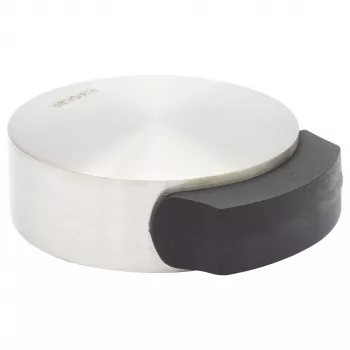 Wagner Design Yourself EH 5111 vloermontage deurstopper, zinkdrukgietsel met rubberring, satijnnikkel, 50 mm diameter (15511111)