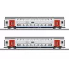 Märklin 043566 H0 dubbeldekkerwagenset SNCB M6 2e klas