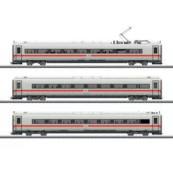 Märklin 43726 aanvullende rijtuigenset voor de ICE 4, schaal HO, grijs