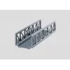 Märklin 074620 vakwerkbrug voor H0-modelspoorbanen (1:87), grijs, enkelspoor, 360 mm